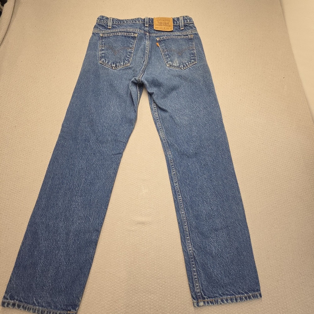 Vintage Levis 505 Regular Fit Straight Leg Jeans Mens 33x30 Mexico 100% Cotton - Picture 2 of 8